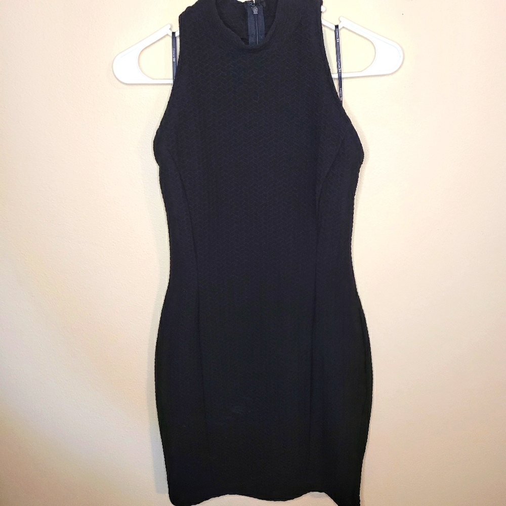 Forever 21 Little Black Body Con Dress Size Med